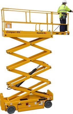 Nacelle plateforme ciseaux électrique extra-compact 10 m